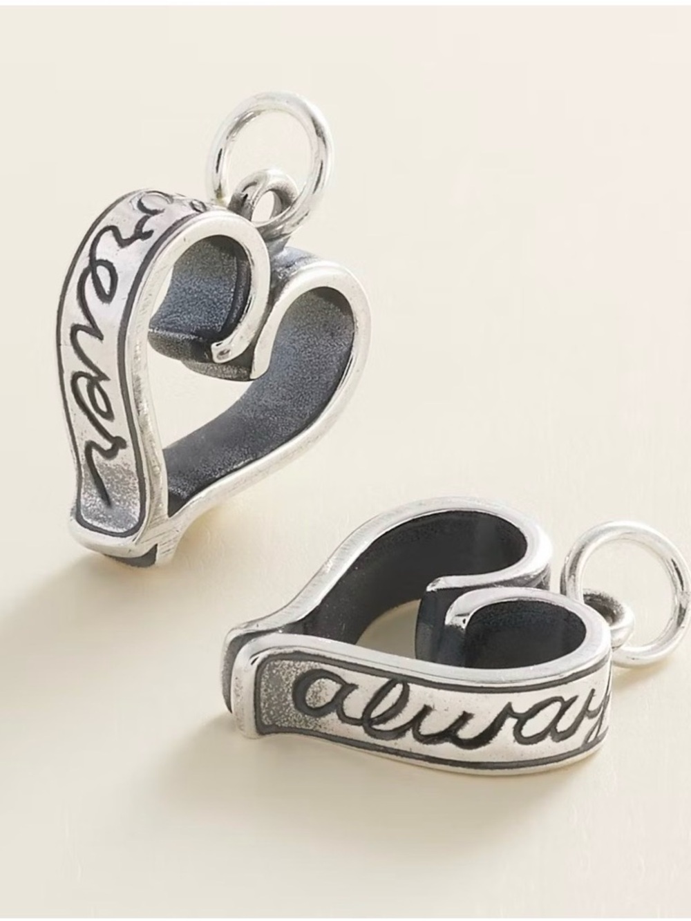 James Avery Forever and Always heart charm